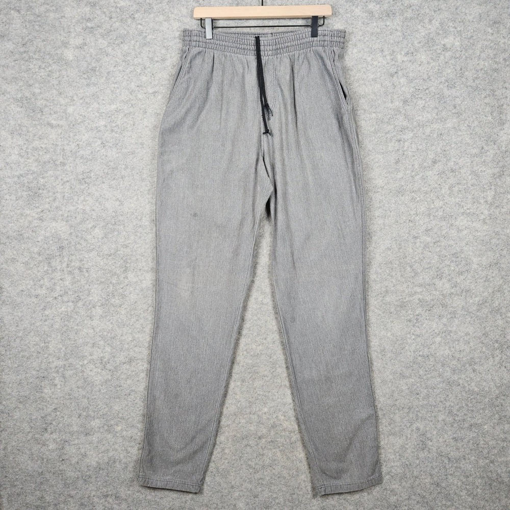 Bullock‎ & Jones Men's Gray Sweatpants Size XL Organic Cotton Drawstring FLAWS